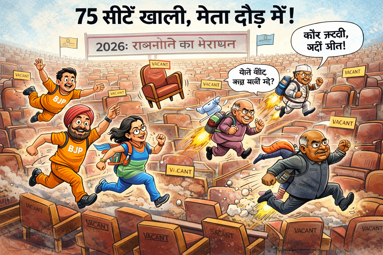 2026 రాజ్యసభ ఎన్నికలు: 75 సీట్లతో భారత రాజకీయాలకు కీలక మలుపు